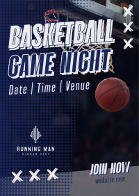 Basketball Game Night Flyer Image Preview