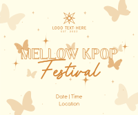 Mellow Kpop Fest Facebook Post Design