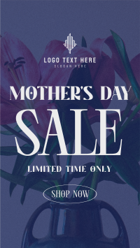 Sale Mother's Day Flowers  TikTok Video Design