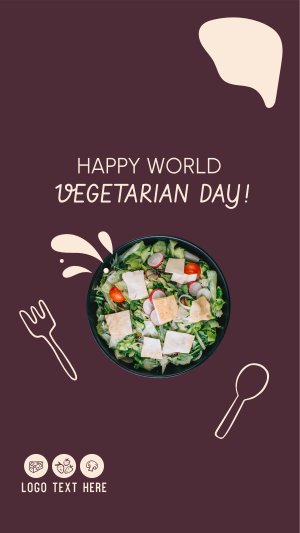 Celebrate World Vegetarian Day Facebook story Image Preview