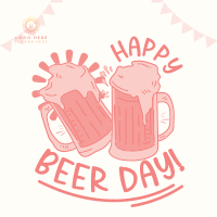 Jolly Beer Day Instagram Post Design