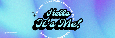 Disco Hello Twitter header (cover) Image Preview