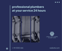 Plumbers 24 Hours Facebook post Image Preview