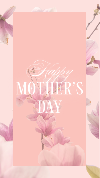 Mother's Day Pink Flowers TikTok video Image Preview