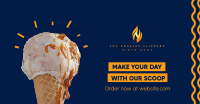 Ice Cream Scoop Facebook Ad Design