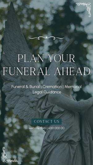 Funeral Services Facebook story Image Preview