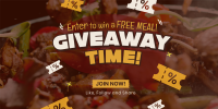 Food Voucher Giveaway Twitter post Image Preview