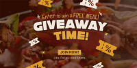 Food Voucher Giveaway Twitter Post Image Preview