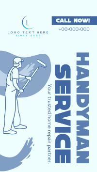 Handyman Service Instagram story Image Preview