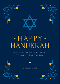 Hanukkah Festival Flyer Design