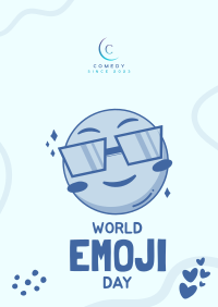 Cool Emoji Flyer Design