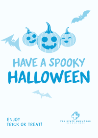 Halloween Pumpkin Greeting Flyer Image Preview