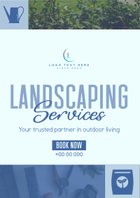 Landscape Garden Service Flyer Design