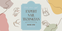 Nail Salon Technician Twitter Post Image Preview