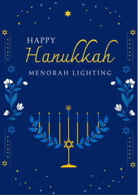 Hanukkah Lily Flyer Image Preview