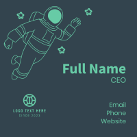 Astronaut Creative Agency Business Card Design