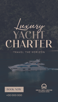 Luxury Yacht Charter TikTok Video Design