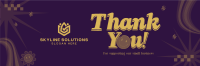 Quirky Thank You Twitter Header Image Preview