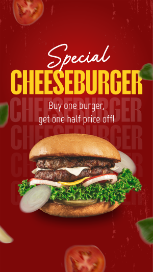 Special Cheeseburger Deal Facebook story Image Preview
