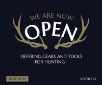 Hunting Begins Facebook Post Design
