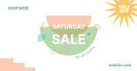 Multicolor Sat Sale Facebook Ad Design