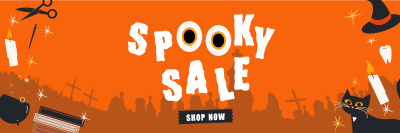 Super Spooky Sale Twitter header (cover) Image Preview