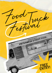 Food Truck Festival Poster Image Preview