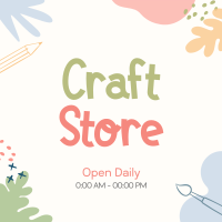 Craft Store Timings Instagram post Image Preview