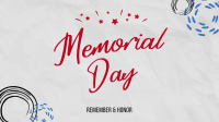 Memorial Day Doodle Facebook event cover Image Preview