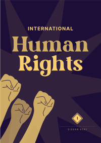 International Human Rights Poster Image Preview