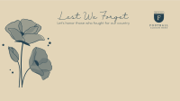 Lest We Forget Zoom Background Image Preview