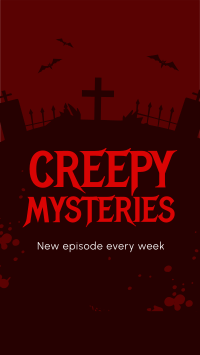 Creepy Mysteries  Instagram Story Design