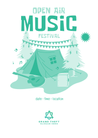 Camp Music Fest Poster Image Preview