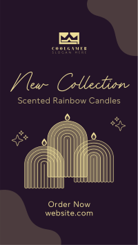 Rainbow Candle Collection Instagram story Image Preview