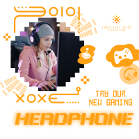 Gaming Headphone Accessory Instagram post Image Preview