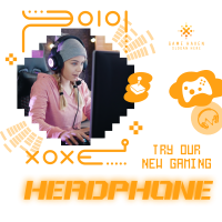 Gaming Headphone Accessory Instagram Post Image Preview