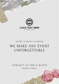 Event and Party Planner Scrapbook Poster Preview