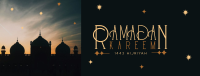 Unique Minimalist Ramadan Facebook Cover Design
