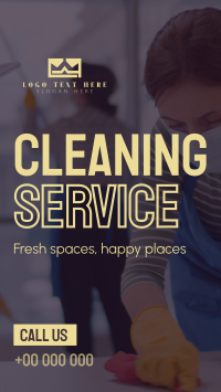 Commercial Office Cleaning Service TikTok Video Design