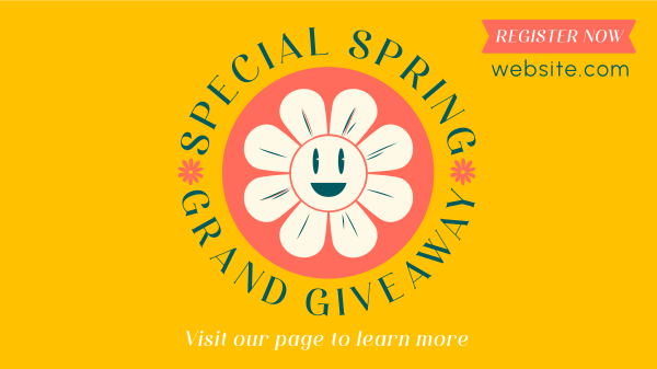 Spring Giveaway Animation Design Image Preview