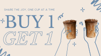 Buy 1 Take 1 Coffee Animation Design