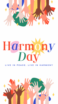 Simple Harmony Day TikTok Video Image Preview