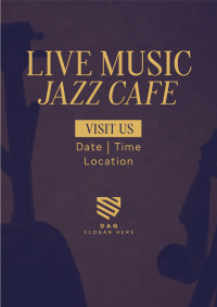 Cafe Jazz Flyer Image Preview