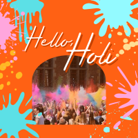 Holi Color Festival Instagram post Image Preview