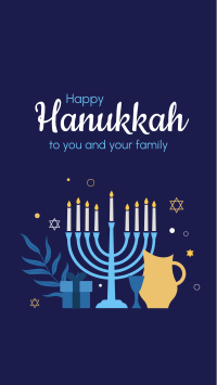 Magical Hanukkah Facebook Story Image Preview