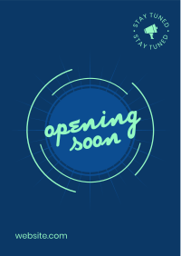 Simple Business Opening Soon Flyer Design