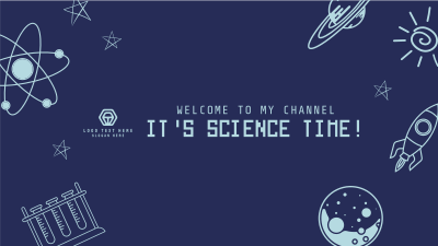 Science Time! YouTube cover (channel art) Image Preview