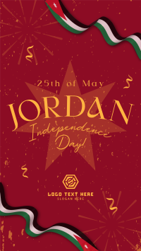 Jordan Independence Ribbon Instagram Reel Design