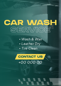 Professional Car Wash Service Poster Image Preview