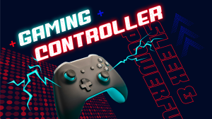 Sleek Gaming Controller Video Image Preview